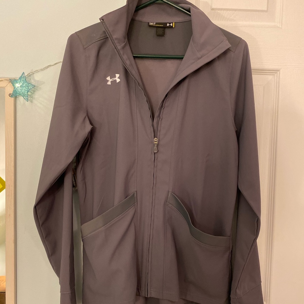 Under Armour light weight grey jacket